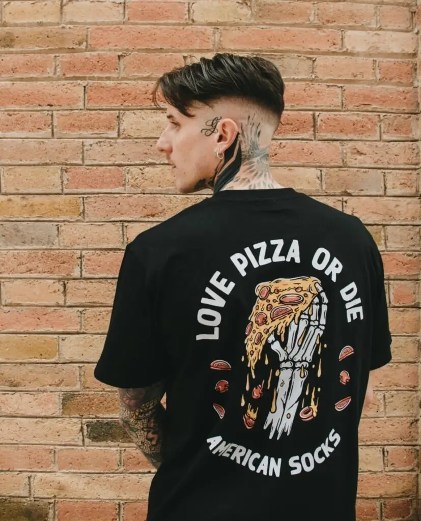 American Socks - Love Pizza or Die merch - 2022